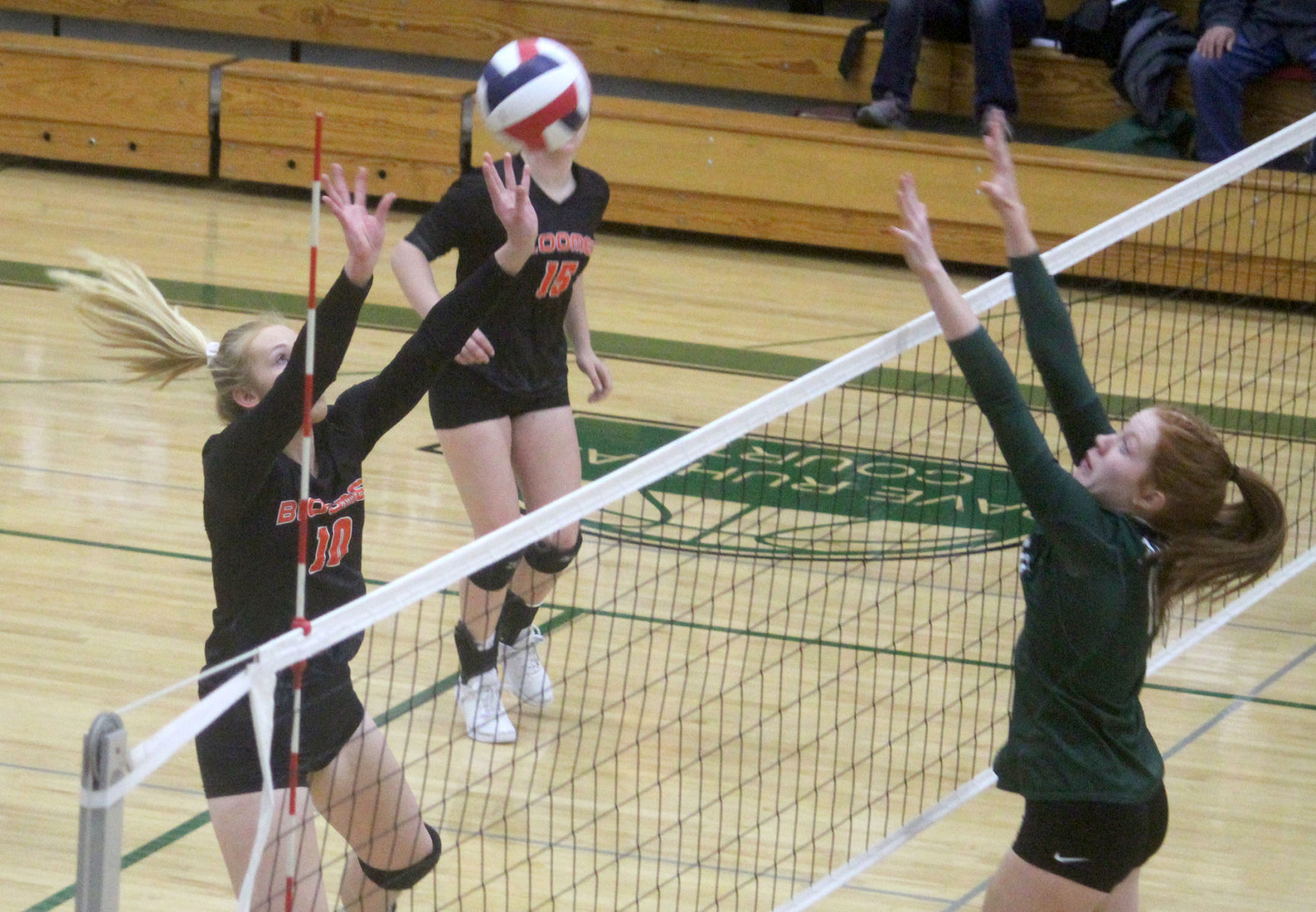 Bloomer volleyball at Osceola 10-31-19